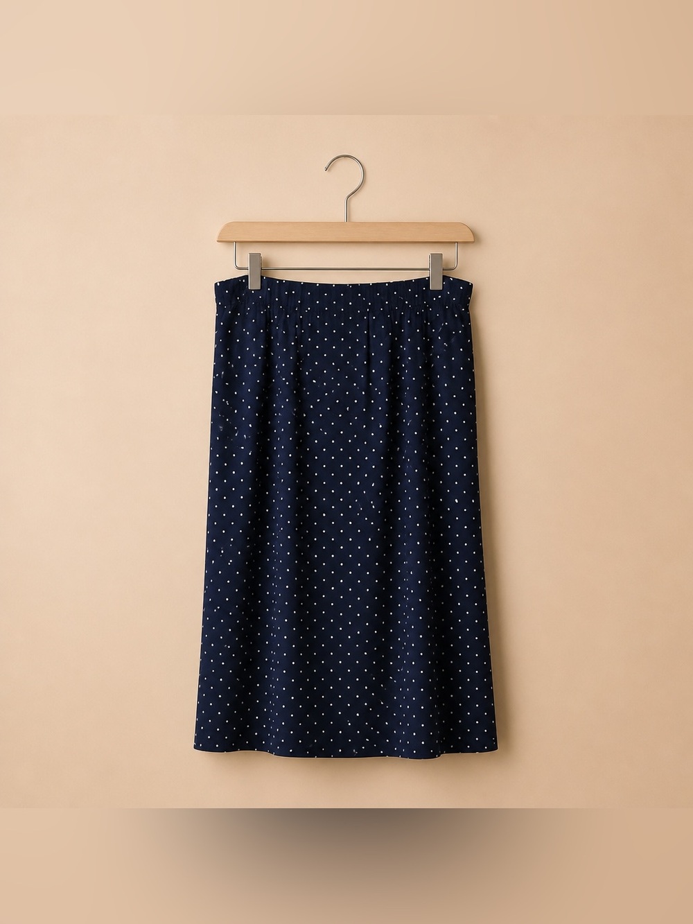 Sag Harbor Woman 1x Polkadot Polyester Maxi Skirt